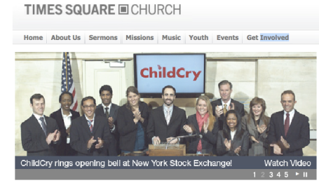 ChildCry Opens Wall Street